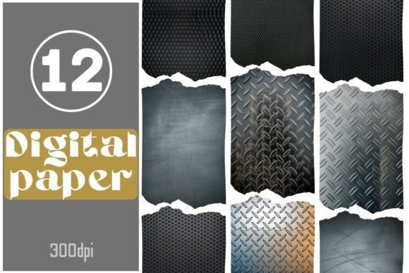 Industrial Metal Texture Pack: A Rugged Design Resource for Creative Professionals