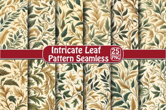 Intricate Leaf Pattern Seamless