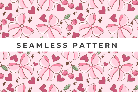 Oquette Cherry Seamless Pattern: A Versatile Design for Creative Projects